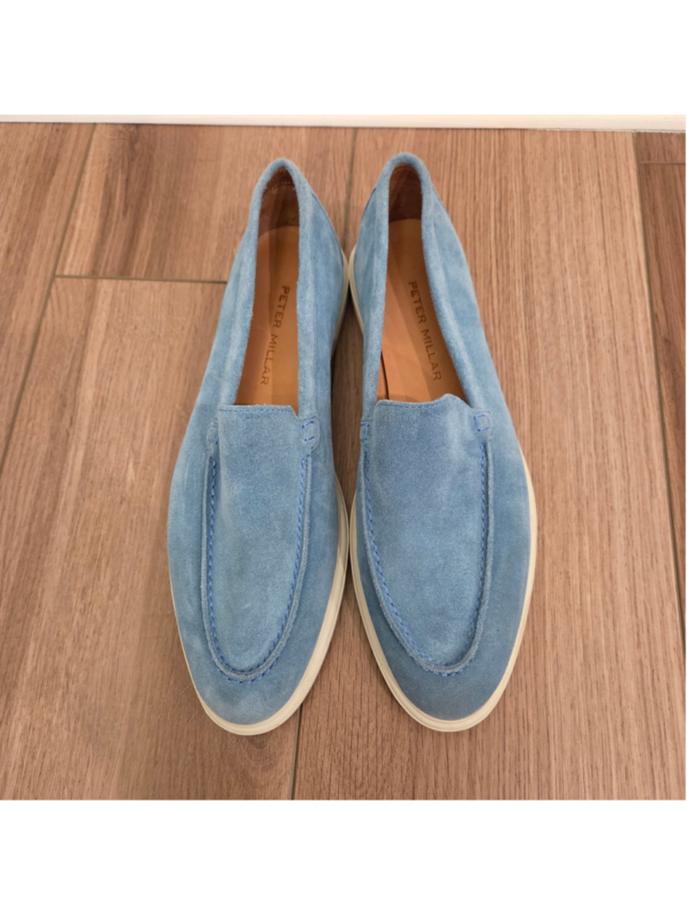 Women's Peter Millar Suede Loafers Size 8.5 Blue